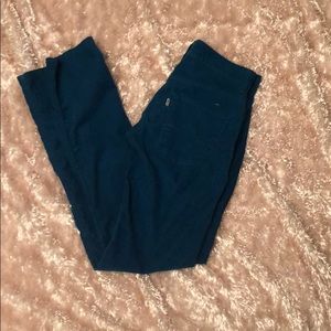 Levi’s corduroy skinny aqua blue